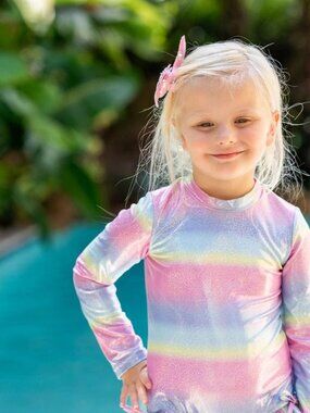 Sparkle One Piece Swim Rashguard